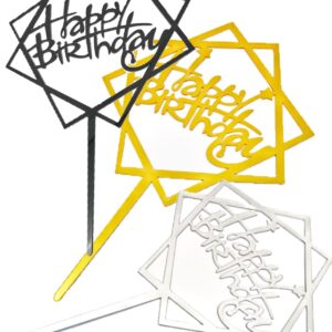 Happy Birthday Squares Stars